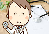 病院で診察を受ける